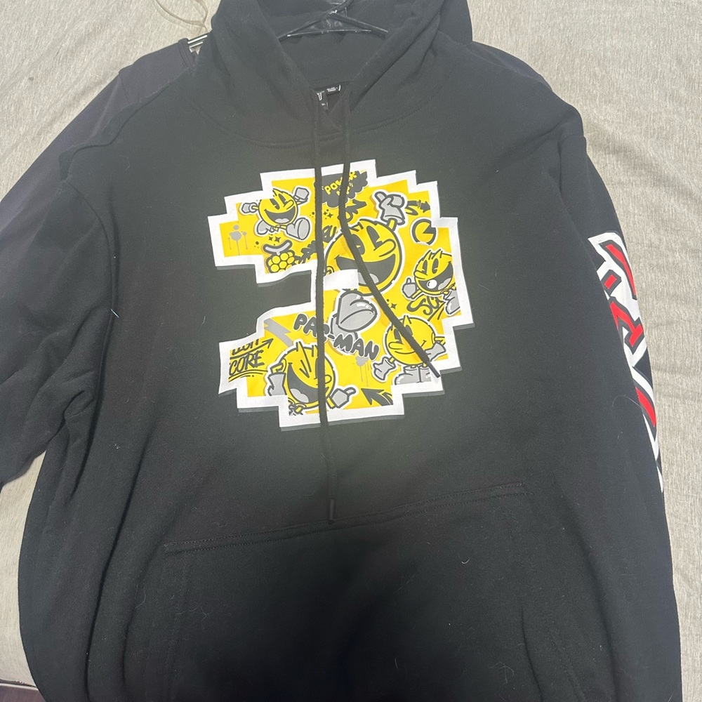 Pac-Man Black Hoodie
